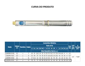 Bomba Leão Sub 2,5