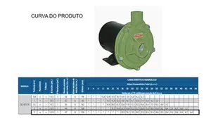 Bomba Monoestágio Schneider BC-92S 1C 3cv Trifásico 220/380v