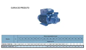 Bomba KSB Periférica Hydrobloc P1000T NG 1cv Trifásico 220/380v