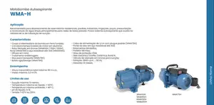 Bomba Claw Autoaspirante WMA75H 3/4cv Monofásico 127v