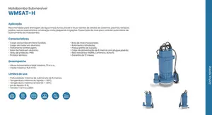 Bomba Claw Submersível WMSAT1.5-32H 1cv Monofásico 220v