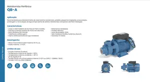 Bomba Claw Periférica QB80A 1cv Monofásico 127/220v