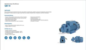 Bomba Claw Periférica QB60H 1/2cv Monofásico 127v