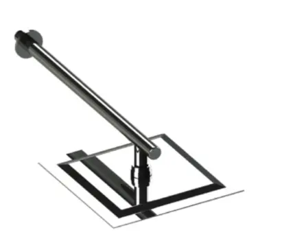 Ducha Sodramar em Aço Inox 25x25 com cano 1/2