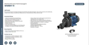 Bomba Claw Hidromassagem WMBH-100H 1cv Monofásico 220v