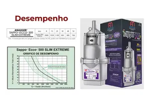 Bomba Anauger Vibratória Sappo Ecco 500 Slim Extreme Monofásico 127v