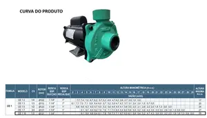 Bomba WDM Monoestágio CE 1 1cv Monofásico 127/220/254v