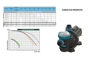 Bomba Para Piscina Sodramar BM 150 Motor WEG 1,5cv Monofásico 127/220v