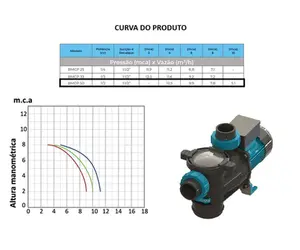 Bomba Para Piscina Sodramar BMCP-50 1/2cv Monofásico 220v