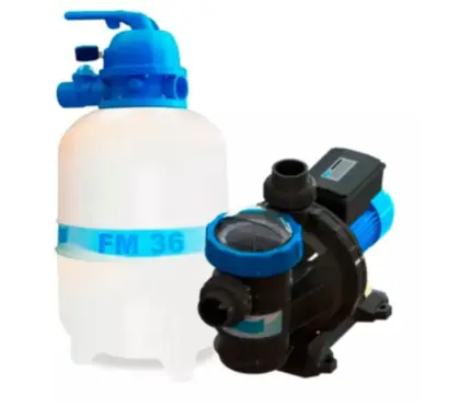 Kit Para Piscina Sodramar Bomba BMC-33 1/3cv Monofásico 127/220V + Filtro FM-36
