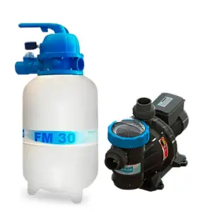 Kit Para Piscina Sodramar Bomba BM 25 1/4cv Monofásico 127/220v + Filtro FM-30