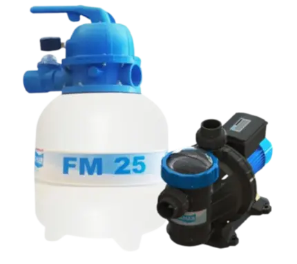 Kit Para Piscina Sodramar Bomba BMC-25 1/4cv Monofásico 127/220V + Filtro FM-25