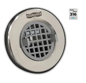 Ralo Quebra Onda Flat Sodramar INOX 50mm