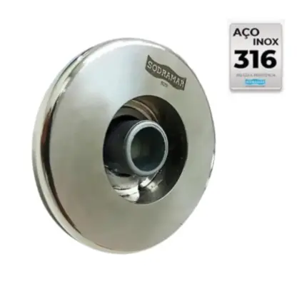 Dispositivo de Hidromassagem Sodramar Flat INOX 50MM